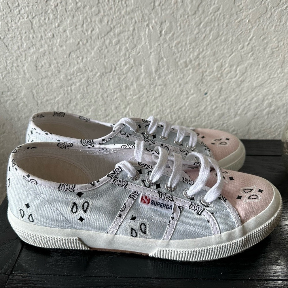 2750 Bandana Mix Blue Multi Sneakers Size:7.5 - Picture 6 of 12